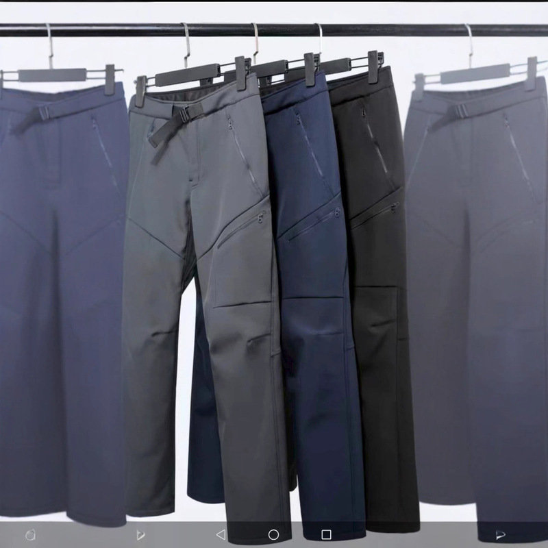 25 Models of Niaojia's Same Style Outdoor Sports Woven Men's Windproof, Elastic, Wear-Resistant, Breathable Straight Men's Soft Shell Assault