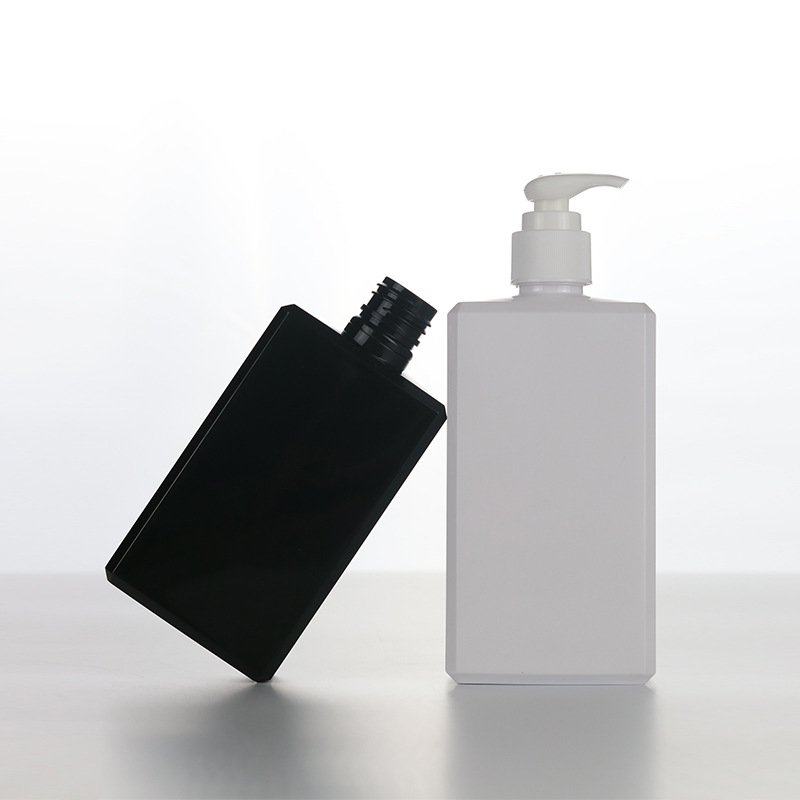 PETG四方扁瓶塑料瓶300 320 500ml洗发水沐浴露瓶乳液分装瓶