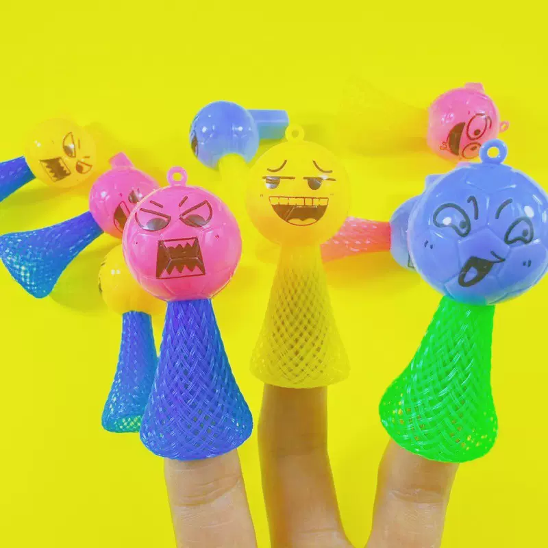 小号跳跳人卡通口哨弹跳人创意可爱弹簧人弹跳精灵小孩礼物