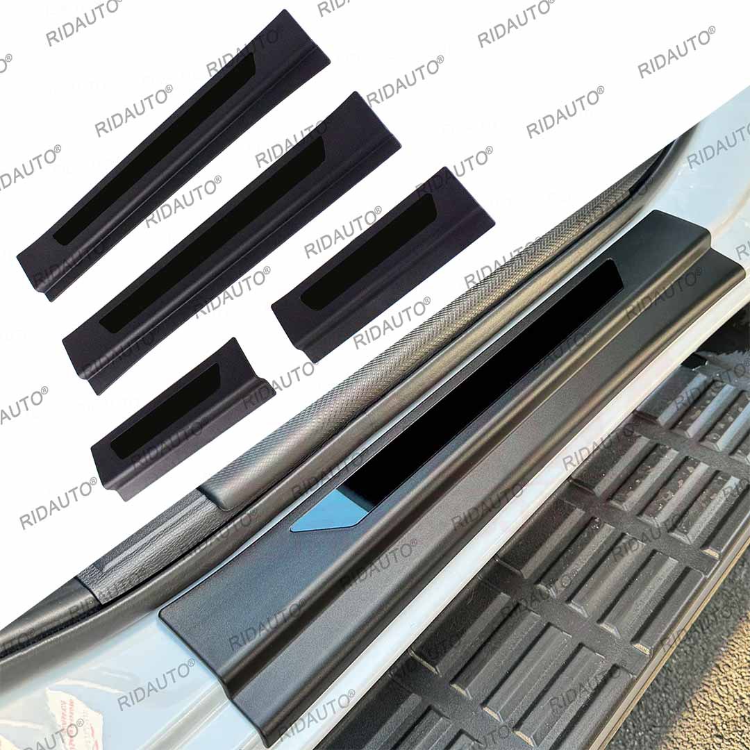Suitable for Mitsubishi Triton L200 2023-2026 Door Sill Strip Welcome Pedal Threshold Plate Protection Trim