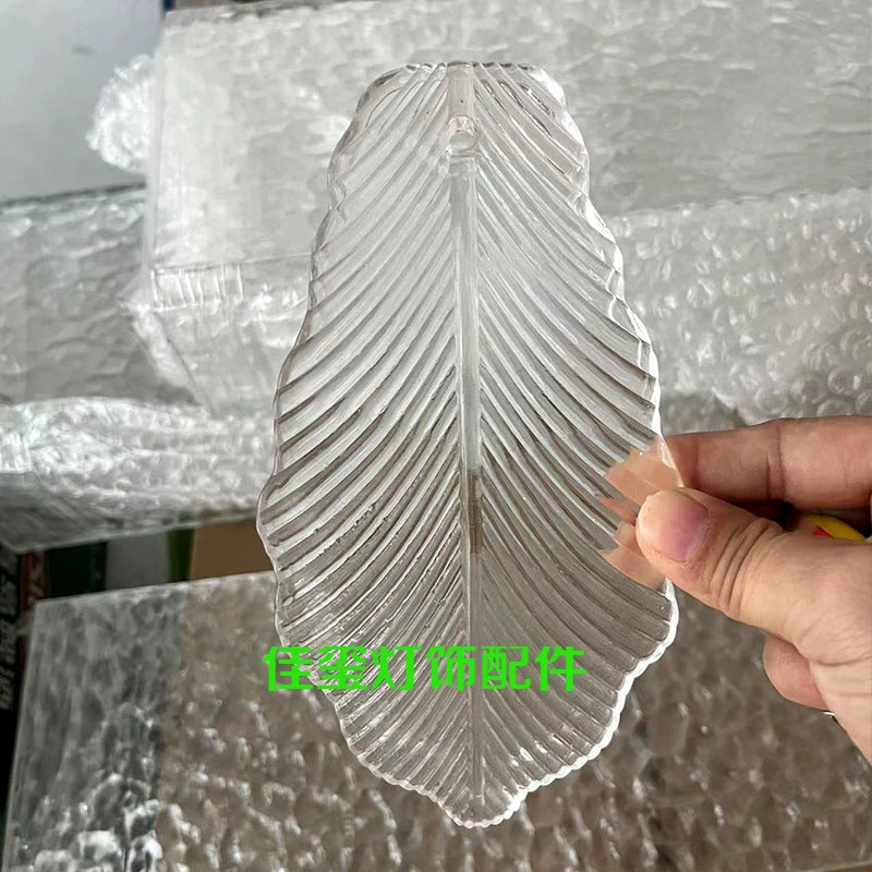 Абажур, люстра, потолочный светильник, стекло, стеклянный лист «сделай сам», прозрачный прозрачный светильник, детали лезвия, коллекция аксессуаров.