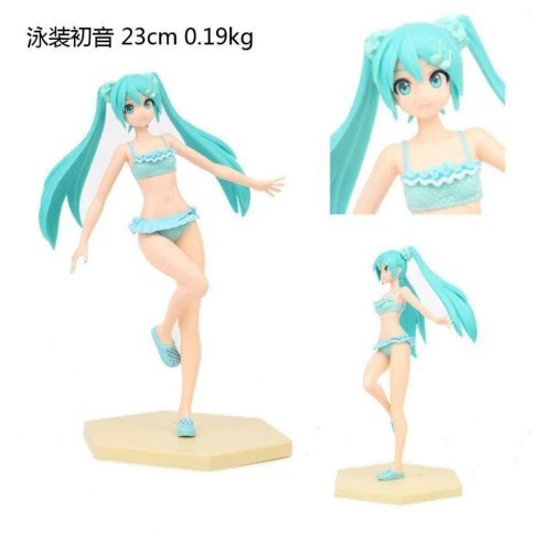 Фигурка Hatsune Miku, ПВХ, ~23 см — варианты Sakura и Cinderella в коробке