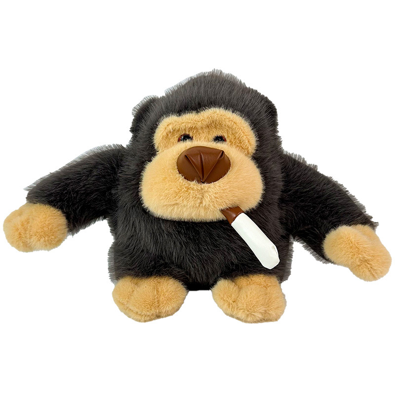 Zoo orangután serie muñeco de peluche simulación transfronteriza pequeño mono máquina de muñecas muñecas al por mayor