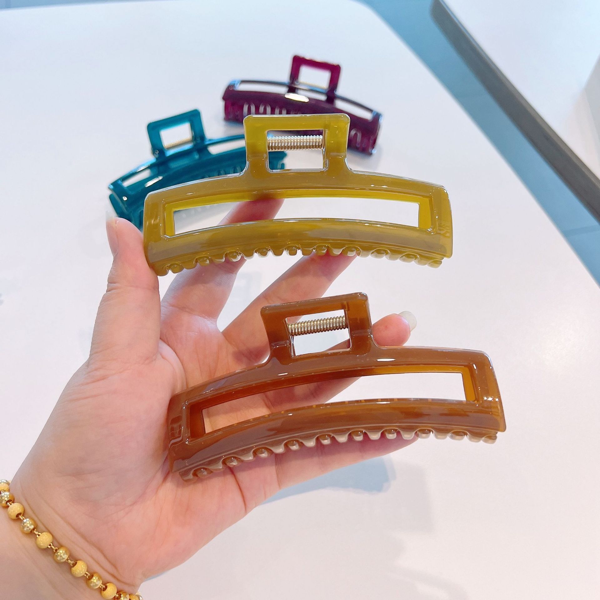 Hair Band Hair Accessories Type Retro Solid Color Acetic Acid Sheets Hair Band