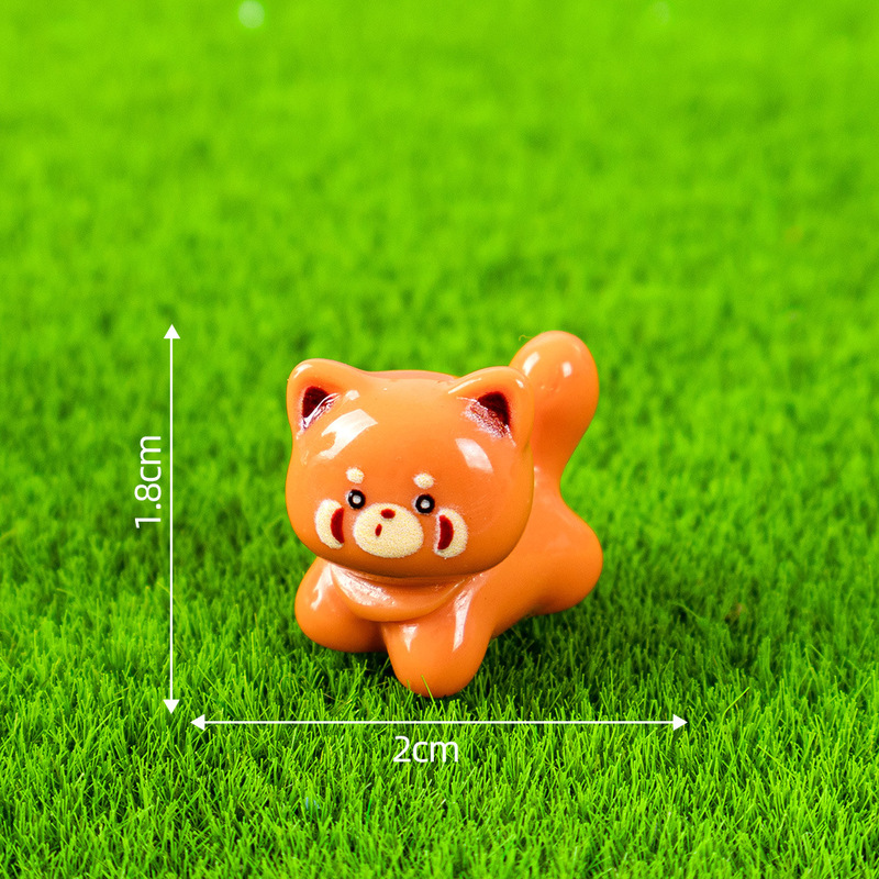 クリエイティブ樹脂小さなアライグマ小動物装飾品樹脂 diy かわいい手作りかわいい車のデスクトップ装飾品|undefined