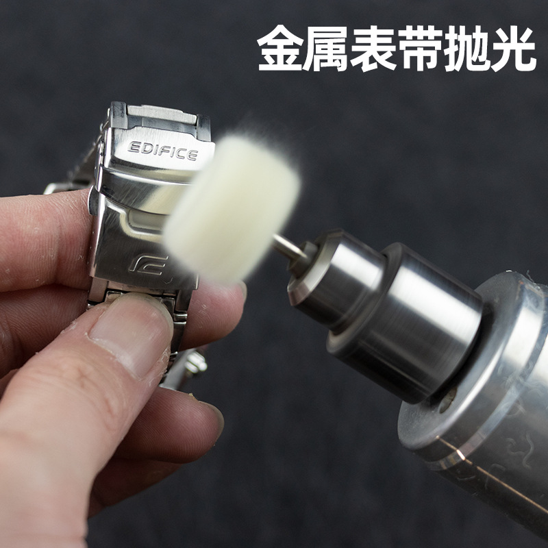 Mini cepillo de lana rueda de pulido cabeza de jade talla de madera tallado de olivo núcleo tallado pulido cepillo de limpieza