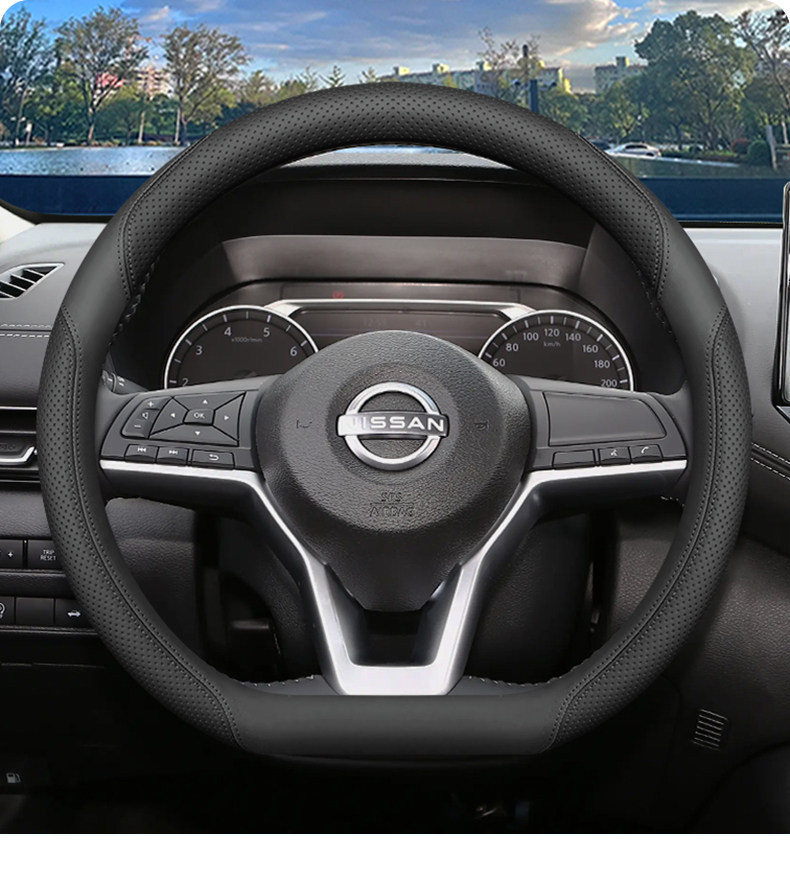 Suitable for 2026 Nissan Sylphy Steering Wheel Cover, Dongfeng Nissan 14Th Generation Classic Modified Four-Season Steering Wheel Cover