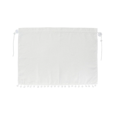 Car curtains: car sunshade creative plush - large-waffle-curtain-light-edition