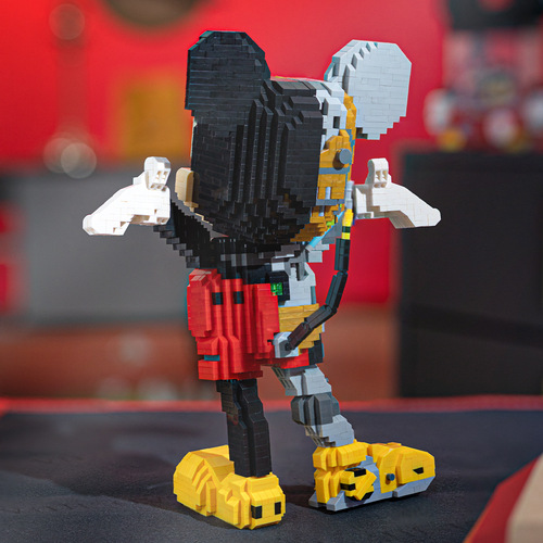 [Wholesale agency] New product: high-micro particle mechanical odd building blocks assembled toys diy ornaments creative series