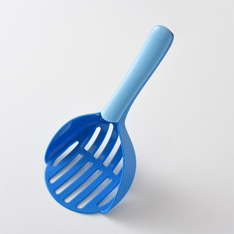 Pala de arena para gatos de mascotas pala de arena para gatos de plástico pala de arena para gatos pala de estiércol de gato de mascotas artefacto de mierda en stock al por mayor