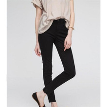 27and3家 人手n条 jb~人人都是超模腿~ 黑色炒弹修身小脚牛仔裤