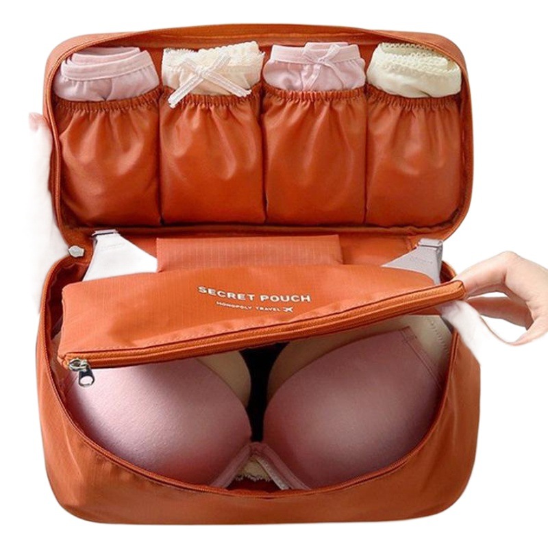 Bolsa de viaje coreana de segunda generación, bolsa de almacenamiento portátil con clasificación, bolsa de almacenamiento multifuncional para ropa interior