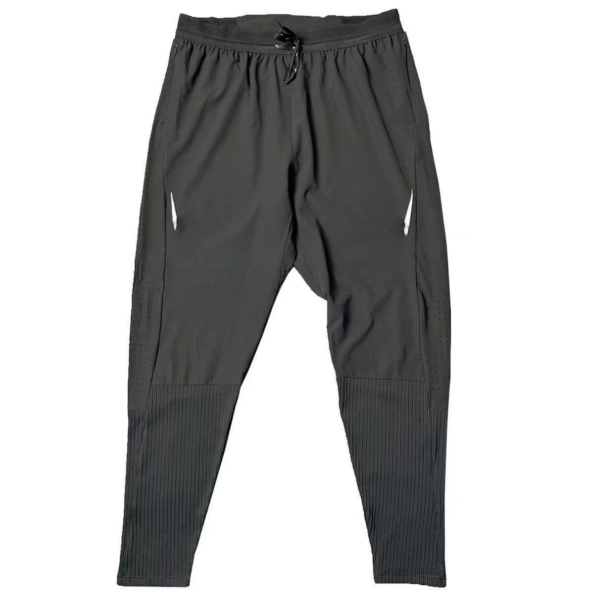 Track and field sports same style quick-drying men's and women's training running breathable ribbed sports pants long pants woven casual tennis