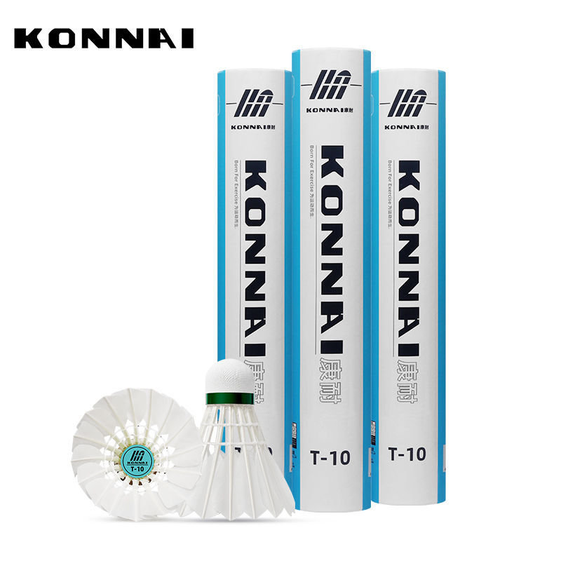 KONNAI T10 principiantes principiantes resistencia al juego universidad campus educación física fábrica de bádminton comercio mayorista