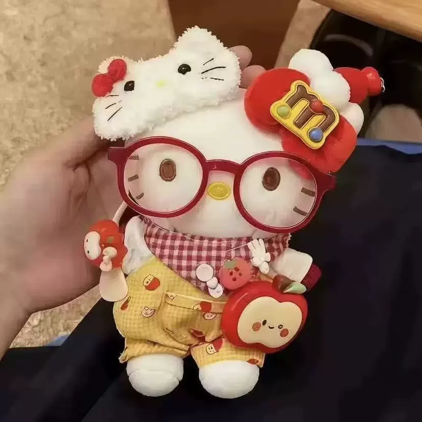 Плюшевый брелок (Sanrio) Hello Kitty, плюшевая кукла-талисман, размеры 10–16 см