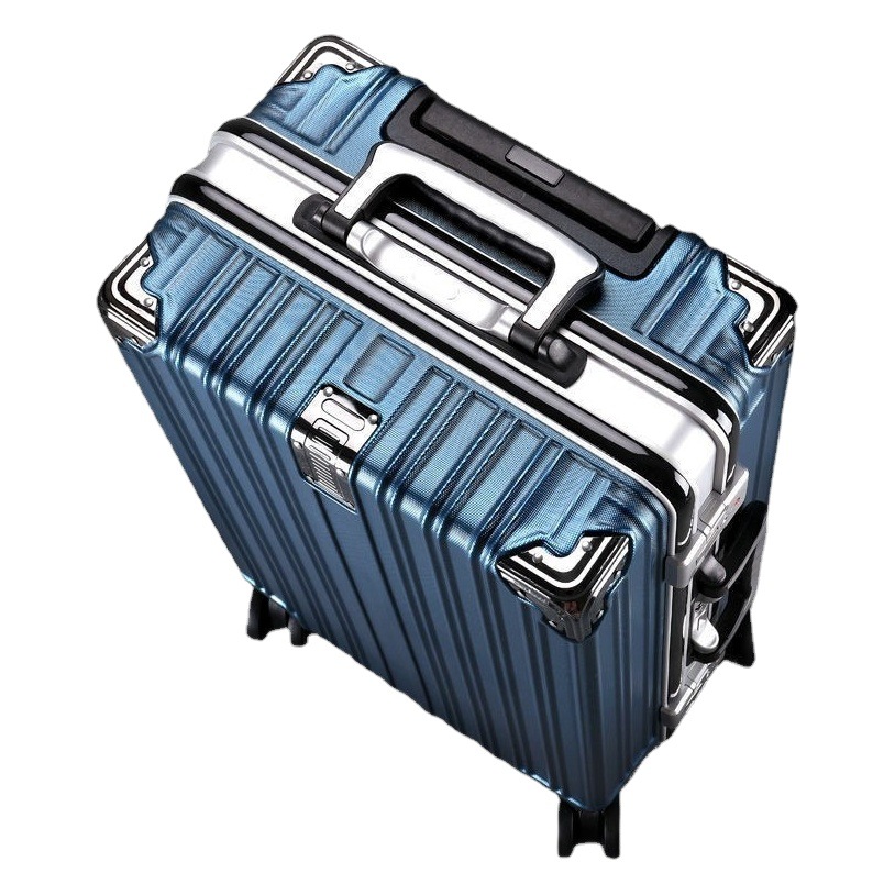 新型アルミフレームスーツケース女子大容量学生スーツケース韓国版潮流暗号旅行ケース卸売り