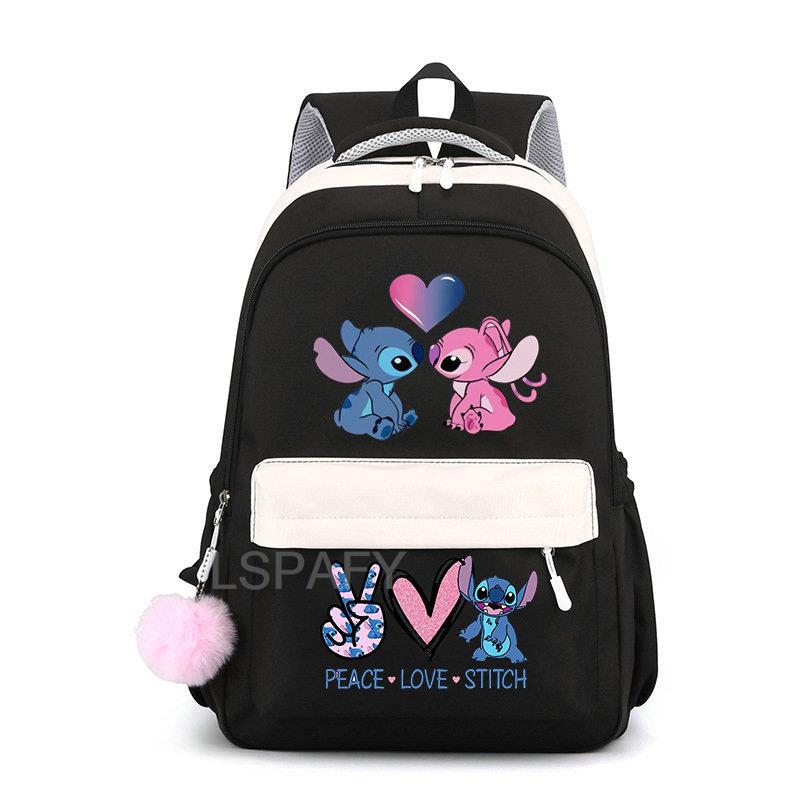 Stitch niños bolso de escuela mochila moda niños mochila de viaje lindo niño niña libro mochila