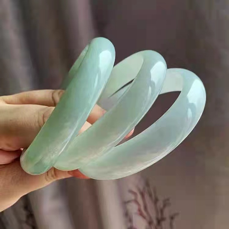 Natural Burmese Type A Jadeite Bracelet Jade Bangle_voghion.com