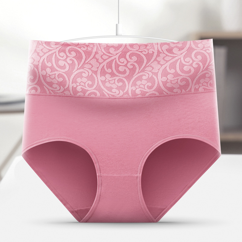 Ropa interior de algodón de cintura alta posparto ropa interior de algodón para mujer fábrica al por mayor
