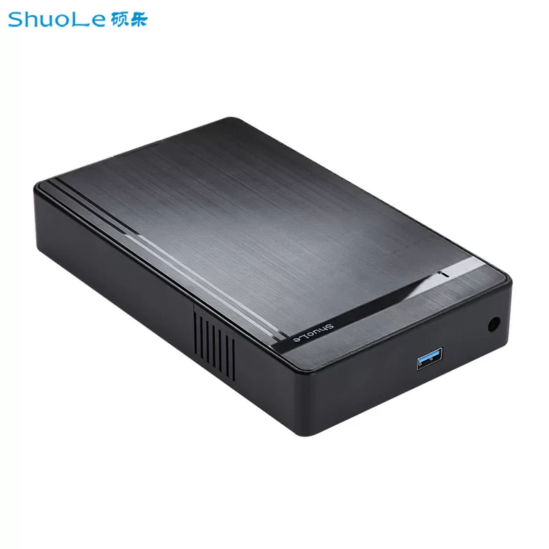 Корпус внешнего HDD USB3.0 для 3,5"/2,5" SATA, порт последовательный, без инструментов, мобильный внешний жесткий диск