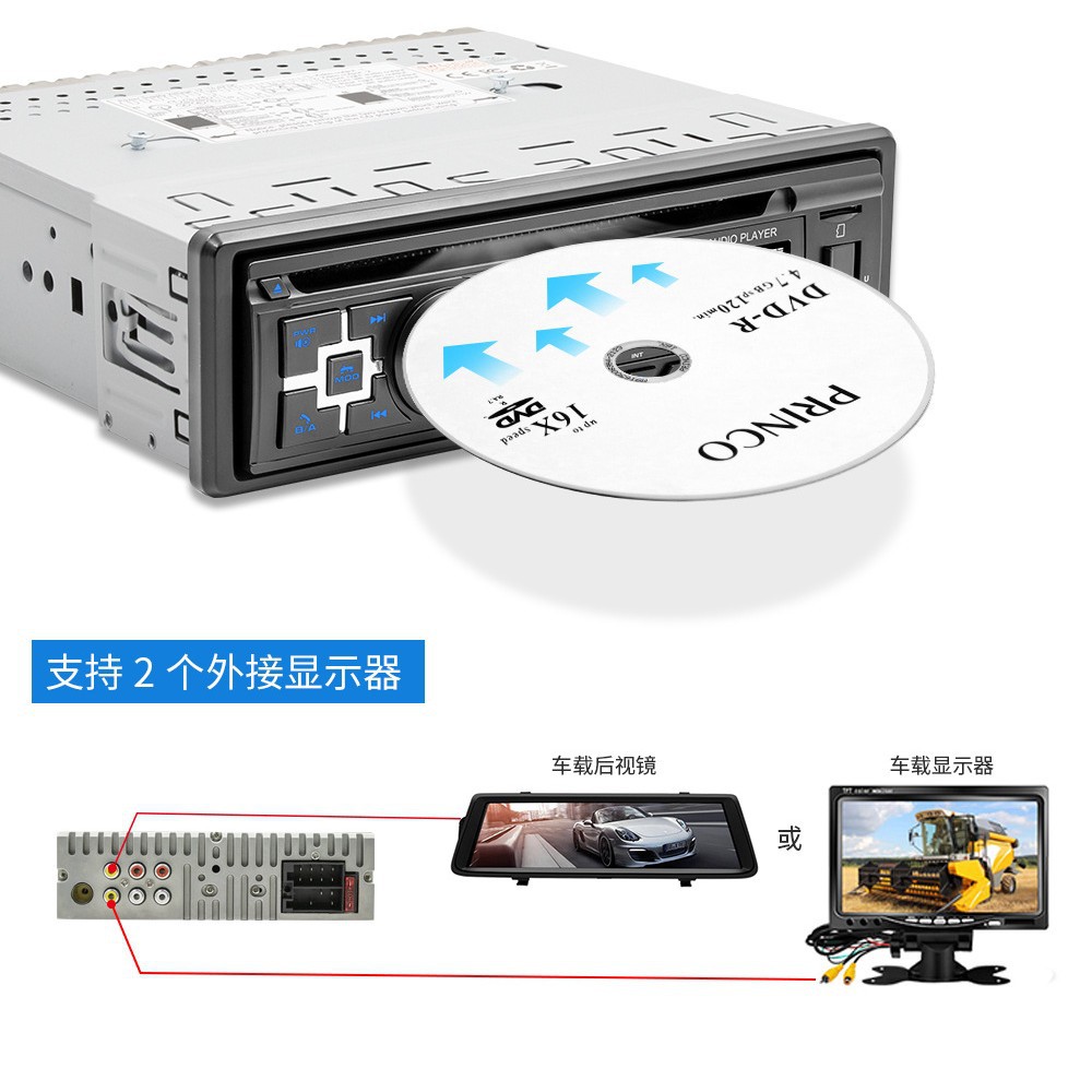 Nueva SWM 5017 coche REPRODUCTOR DE CD/DVD inteligente Bluetooth música coche MP3 tarjeta Radio