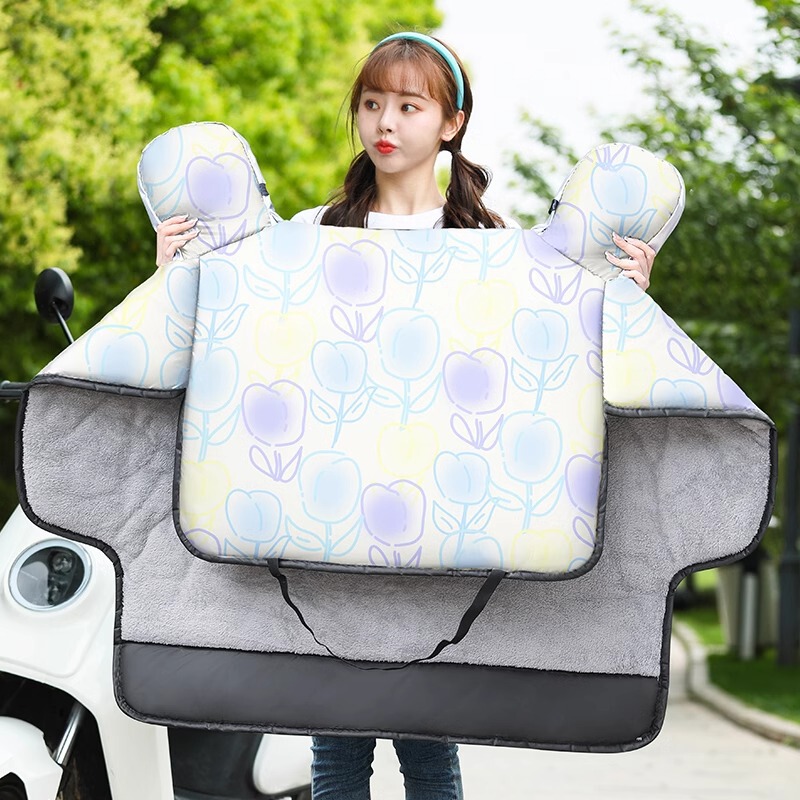 2025年新型電動車用防風カバー 冬用卸売 裏起毛 厚手 保温 防寒 防水 防風カバー|undefined
