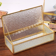 水晶消磁容器手串链化妆刷收纳桶美妆刷子首饰饰品桌面玻璃收纳盒