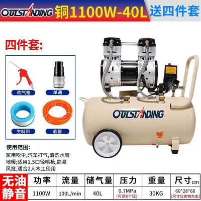Woodworking Spray Paint 220V Dental | Hava kompressorları - copper-1100w-40l-with-solenoid-valve