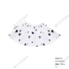 White gauze skirt [flower black dot style] 40cm