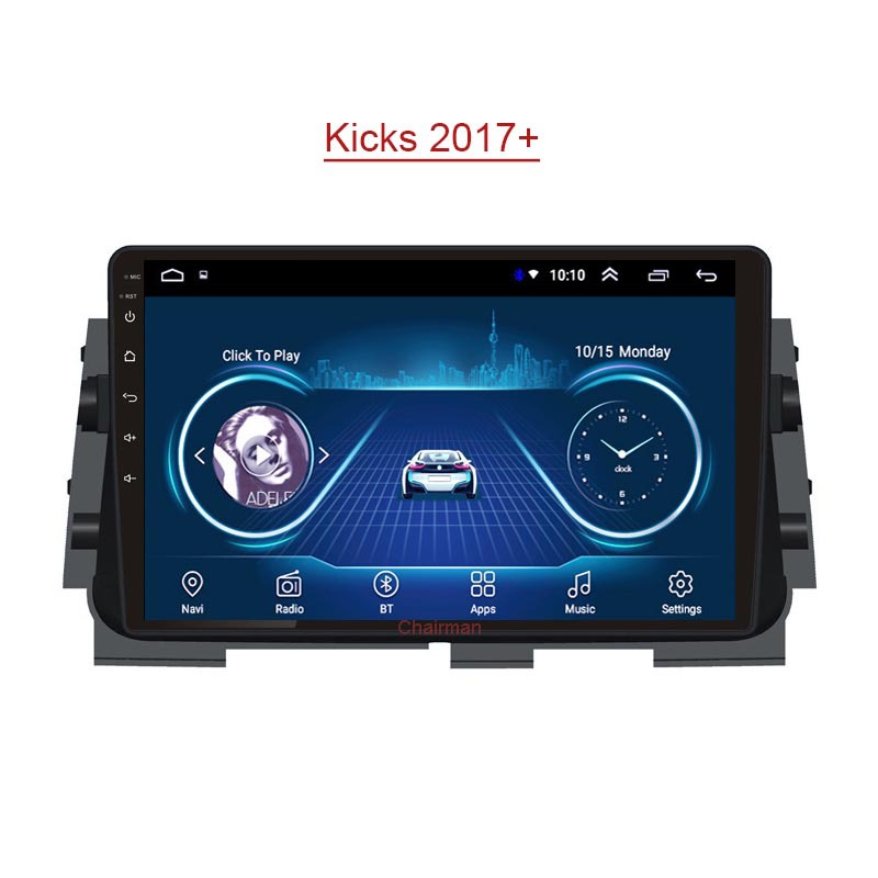 Applicable to 17-20 Nissan Jinke Kicks large screen reversing Image car Android Bluetooth video navigation