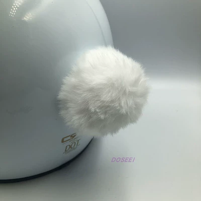 Ears for Motorcycles, Electric Scooters, Dəbilqə (Kaska) aksesuarları - one-white-tail