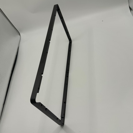 异型材外框铝边框 铝合金边框显示屏铝型材折弯来图cnc加工