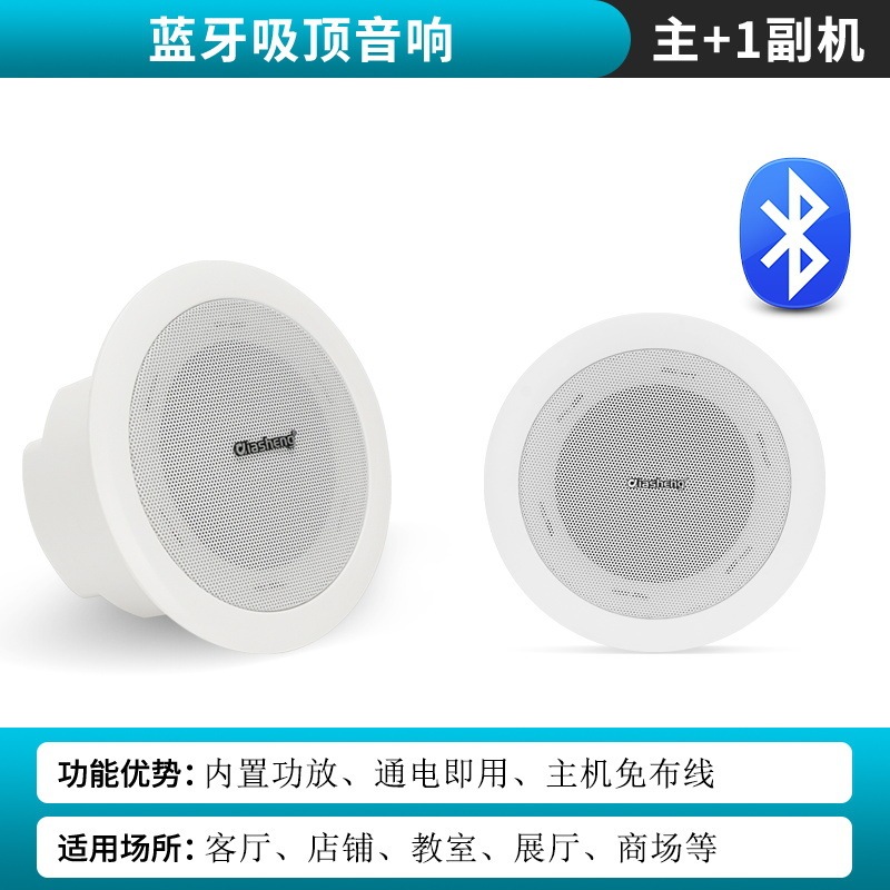 QIASHENGワイヤレスbluetooth天井スピーカー重低音天井スピーカー店舗専用埋め込み式天井スピーカー|undefined