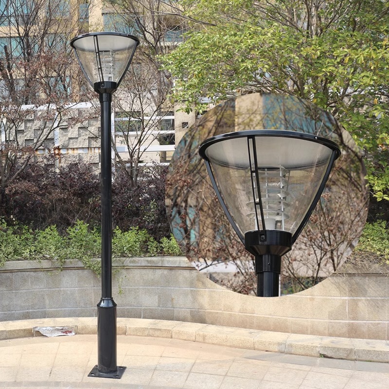 Garden Lamp Head Outdoor Waterproof Community Street Lamp Lawn High Pole Landscape Garden Villa Lampshade Outdoor Street Lamp