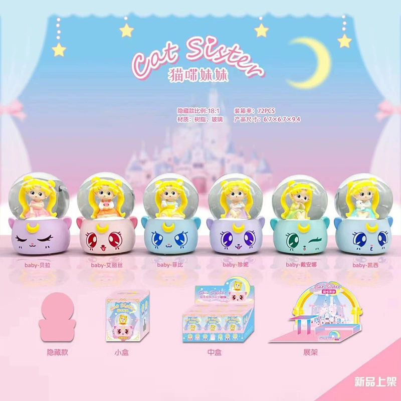 Картонные периферии fu Lillian blind box 2D модные игрушки куклы настольные украшения студенческий маленький подарок оптовая продажа