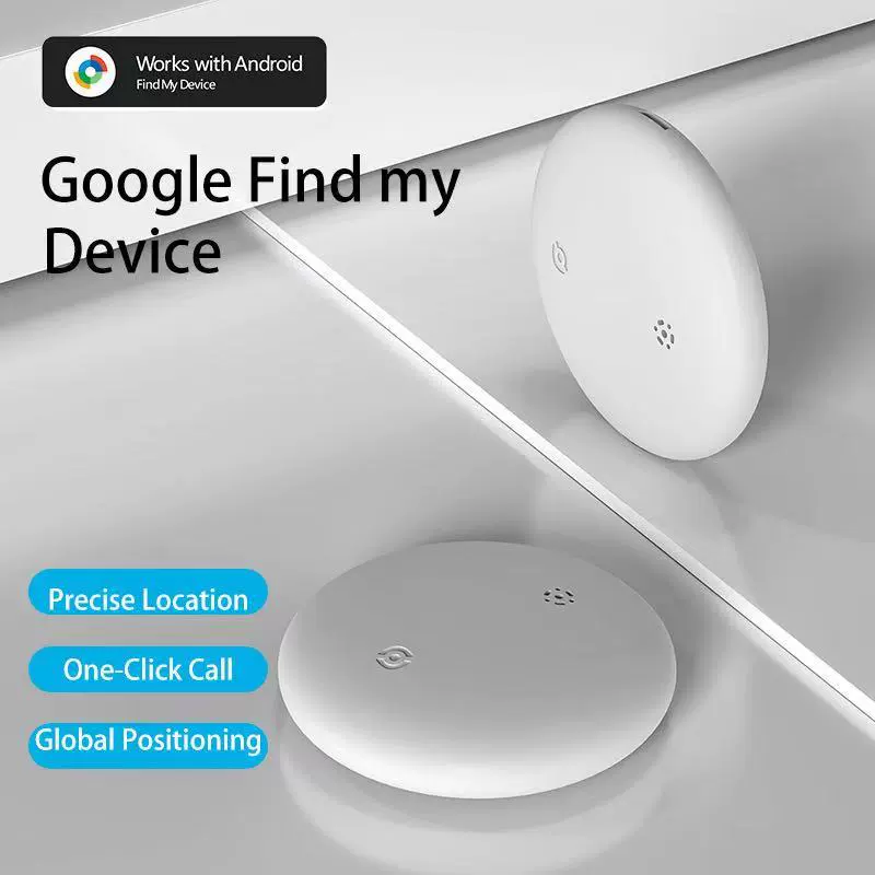 Круглый локатор IP67, Bluetooth анти-потеря, подходит для Find My и устройств Google/Android