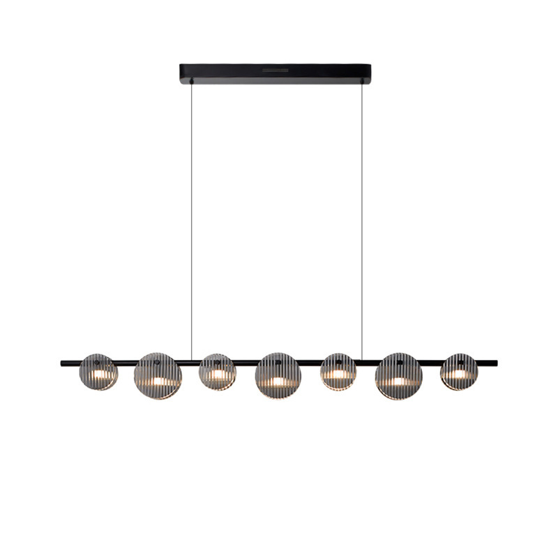 E-commerce suministro italiano minimalista restaurante lámpara de vidrio creativo diseño artístico barra barra moderna lámpara minimalista