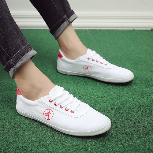 Spring and autumn new volleyball shoes, martial arts shoes, men's and women's training soft-soled sports shoes, tendon soles, morning exercises, Tai Chi running shoes