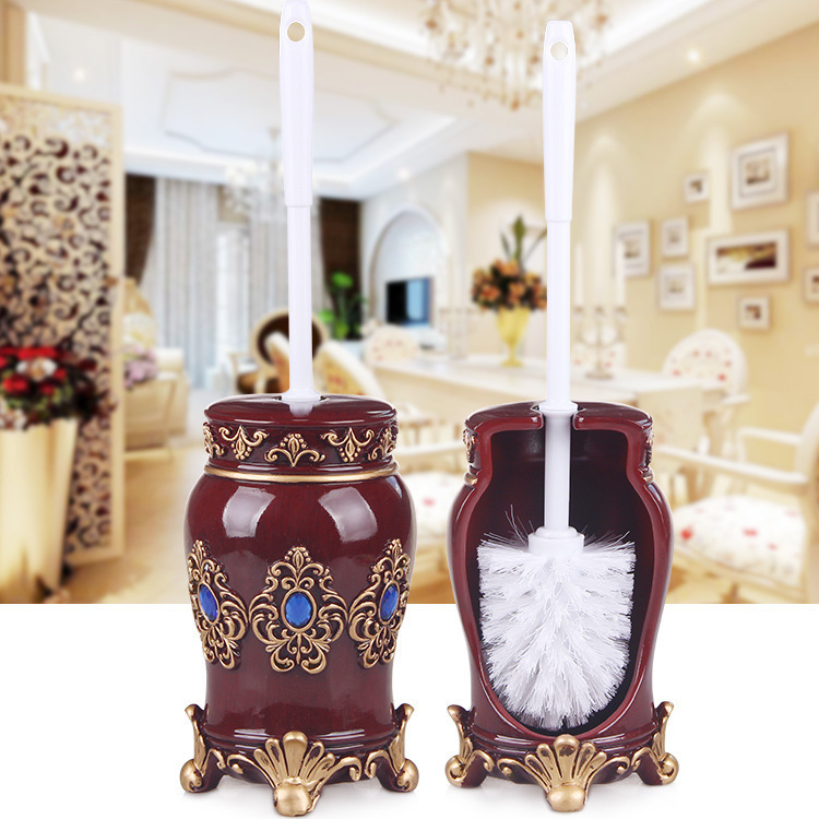 버건디 마호가니 변기 솔