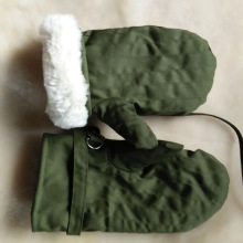 厂家供应羊毛手套皮毛一体冬季手套  男款皮棉手闷子