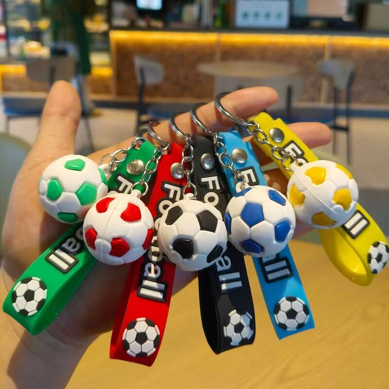 Creative World Cup Football Keychain Cartoon Car Doll Keychain Universal for Women Backpack Pendant Gift Wholesale
