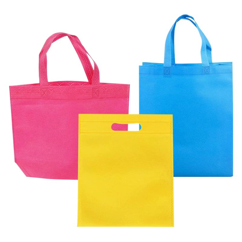 Квадратный цветной нетканый пакет для одежды с плоским карманом, специальный пылезащитный мешок для покупок с возможностью нанесения логотипа на заказ