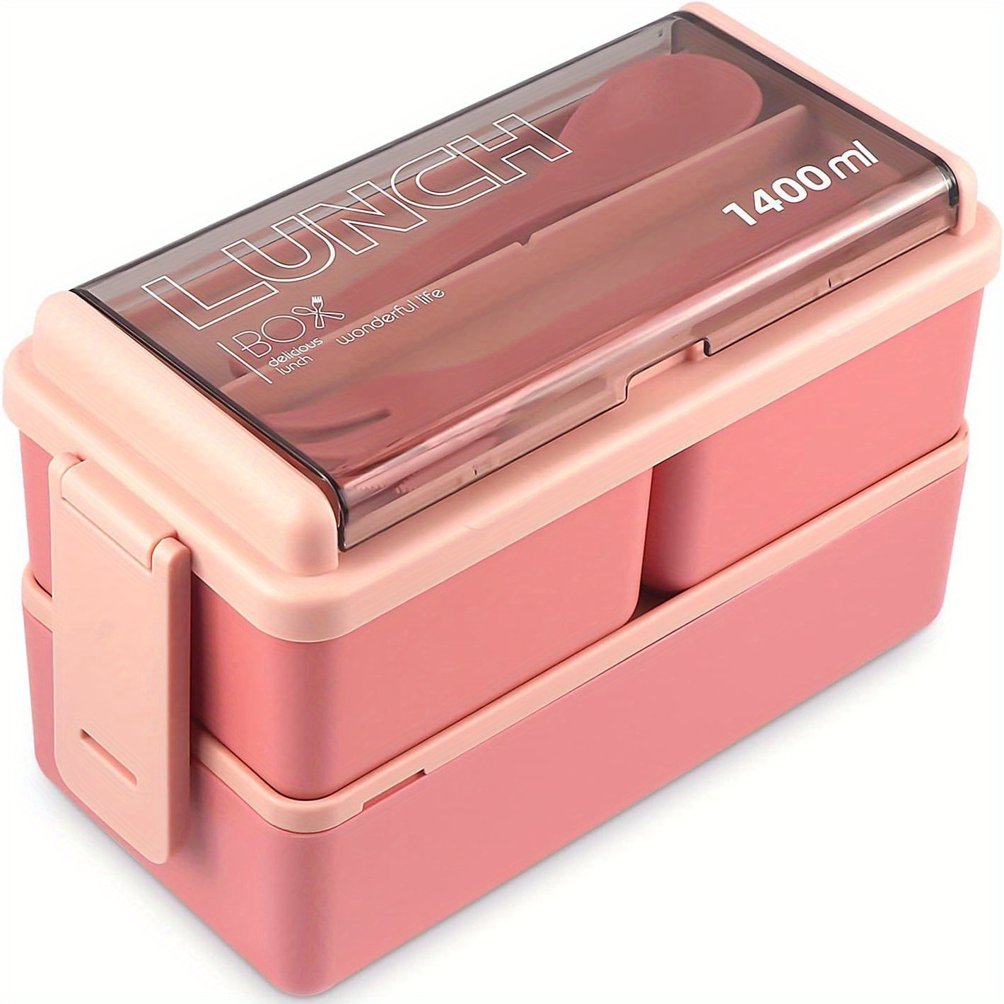 Caja de almuerzo cuadrada transfronteriza de gran capacidad de cubierta caja de almuerzo para adultos caja de preservación de microondas