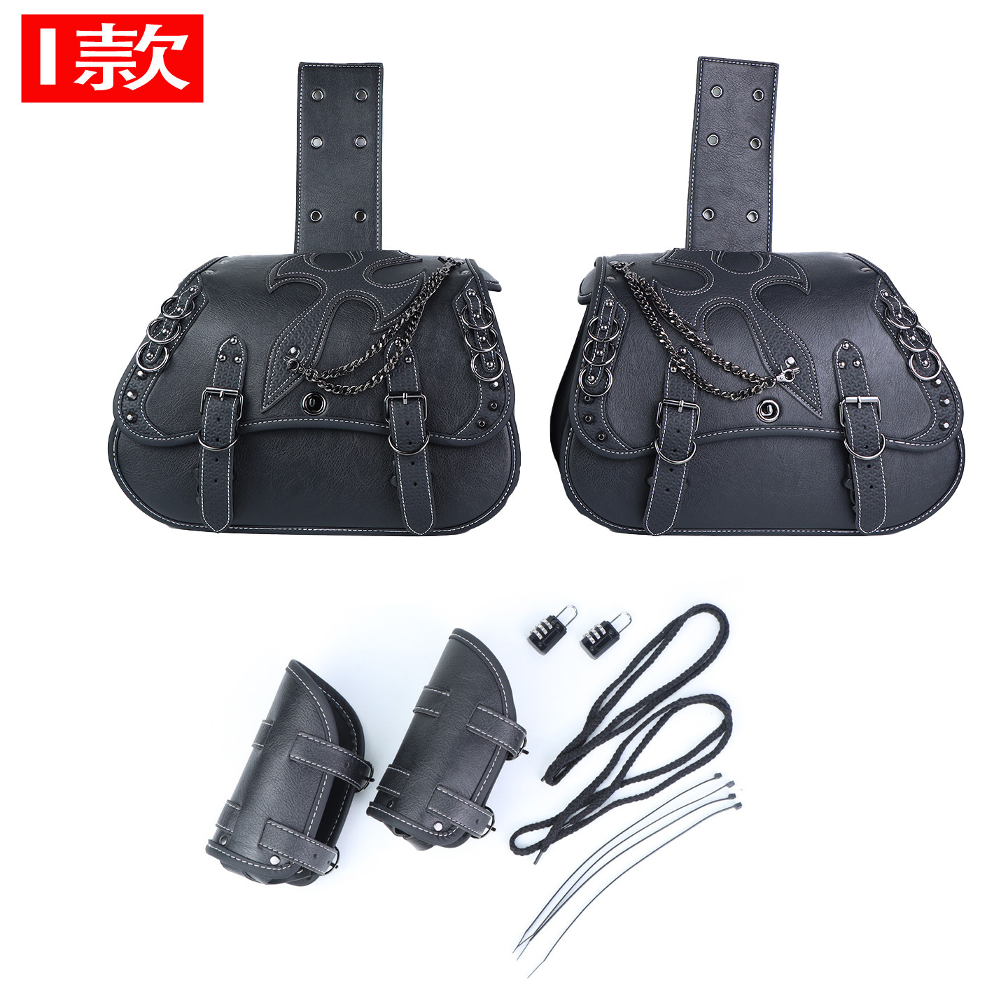 Hot-Selling Foreign Trade European and American Punk Style Motorcycle Bag Harley Motorcycle Outdoor Riding Side Bag Modification Equipment