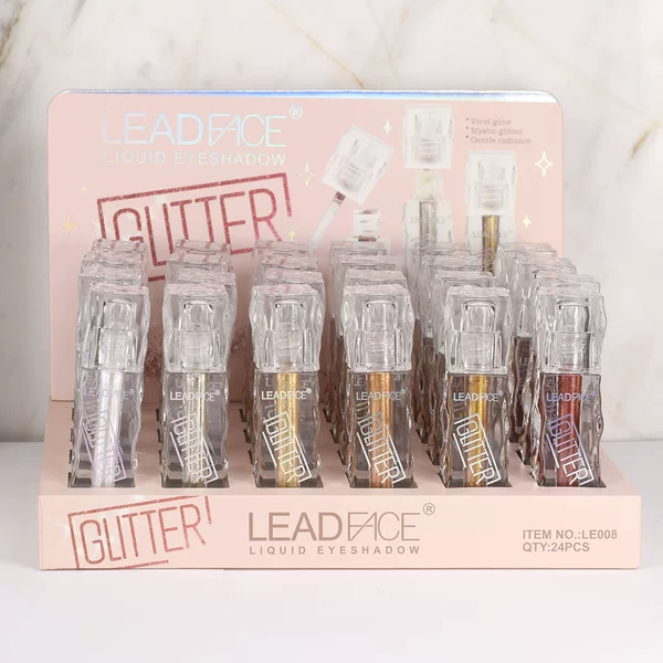 Le008 Pearlescent Liquid Eyeshadow Glitter Leadface New Water Eyeshadow Liquid Eyeshadow