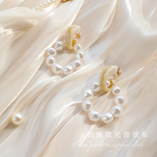 Photography background cloth reflective silk cloth shooting high-end jewelry jewelry scene props bow shape wrinkles