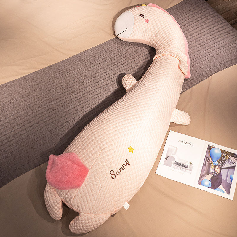Bingdoudou 女の子用の長い枕、横向き寝用のベッドの脚枕、寝室用の男性用の大きな枕、ベッドサイドのクッション|undefined