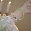 Bracelet jade from pearl, 14 carat, internet celebrity, Birthday gift