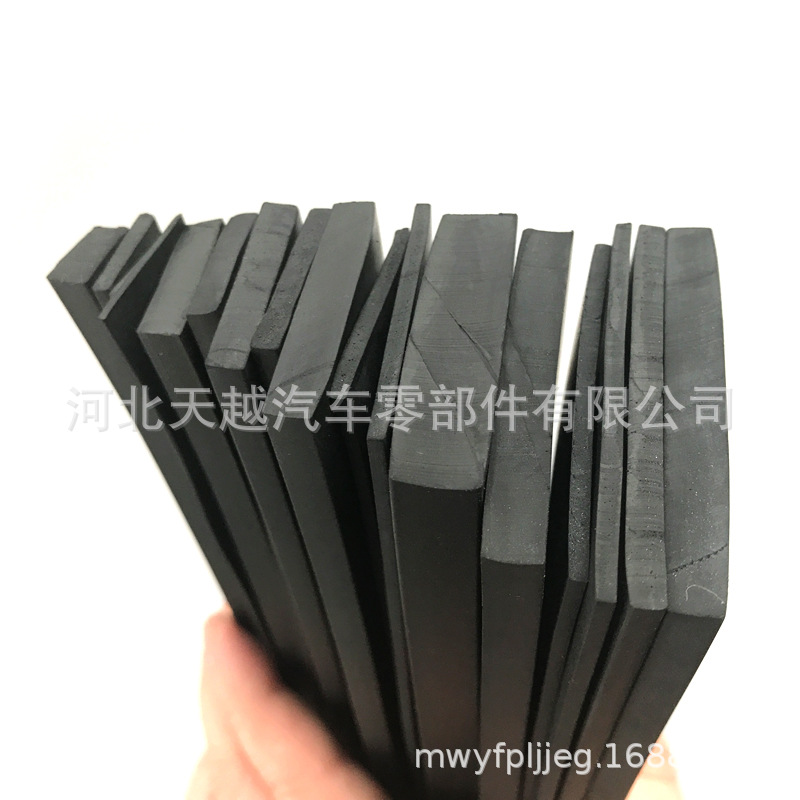 EPDM密实平板密封条矩形四边形密封条三元乙丙橡胶板黑色密实胶条
