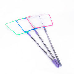Square telescopic fishing net, water pump aquarium filter net, lightweight and convenient telescopic rod fishing manufacturer wholesale